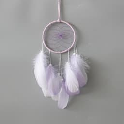 Feather Dream Catchers -seinäkoristelu Violetti