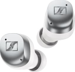 Sennheiser Momentum 4 helt trådløse in-ear hodetelefoner (hvit sølv)