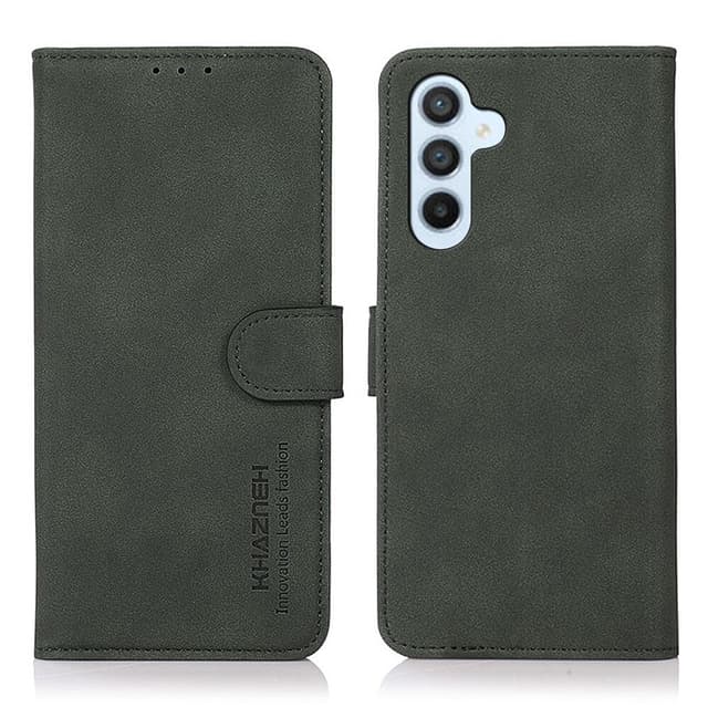 SKALO Samsung S24 KHAZNEH Plånboksfodral i PU-Läder - Grön