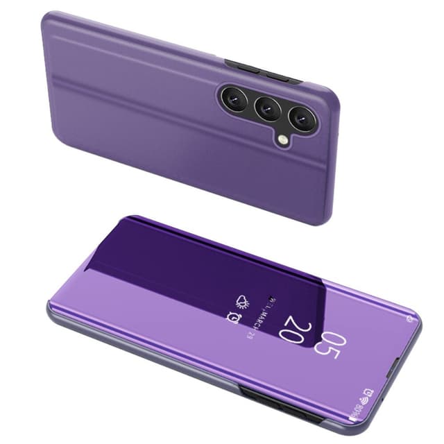 SKALO Samsung A05s 4G Clear View Spegel fodral - Lila