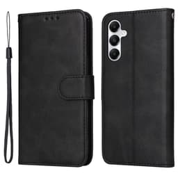 SKALO Samsung A05s 4G PU-Läder Plånboksfodral - Svart