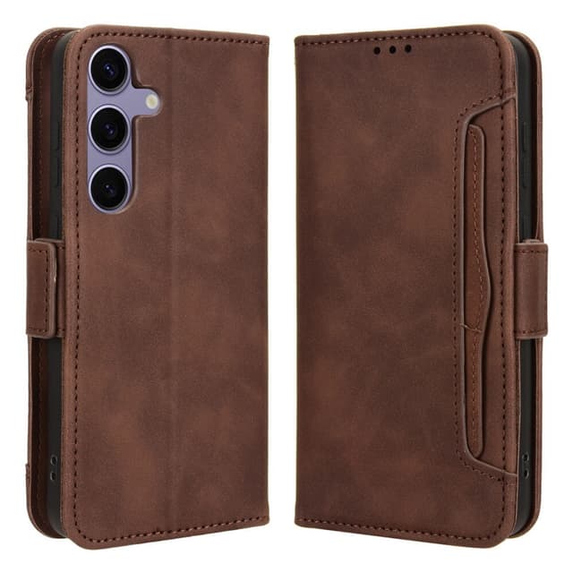 SKALO Samsung S24+ 6-RUM Pungetaske - Brun