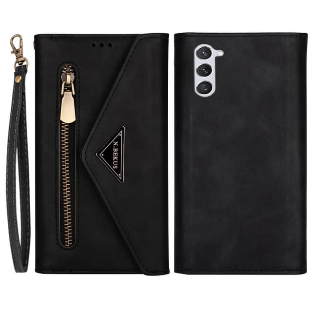 SKALO Samsung S24+ Evelope Clutch 8-Lokeroa - Musta