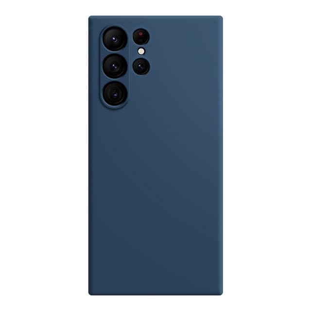 SKALO Samsung S24 Ultra Ultraohut TPU-kuori - Tummansininen