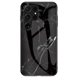 SKALO Samsung S24 Ultra Marmori karkaistu lasi TPU-suojakuori - #4