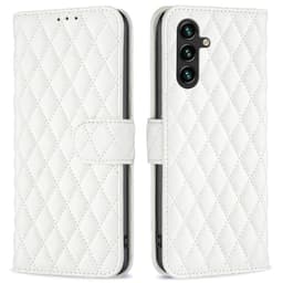 SKALO Samsung A05s 4G BINFEN COLOR Tikattu Lompakko - Valkoinen