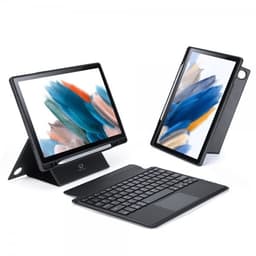 DUX DUCIS Samsung Galaxy Tab A8 10.5 X200 X205 Etui Avtakbart tastatur Svart