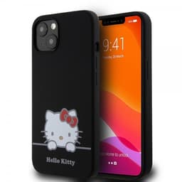 Hello Kitty iPhone 13 Cover Liquid Silicone Sort