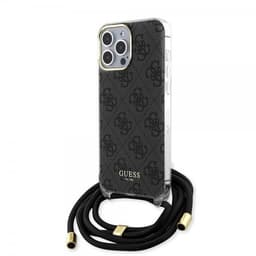 Guess iPhone 15 Pro Max Deksel Crossbody Cord Svart