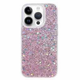 Nordic Covers iPhone 15 Pro Max Deksel Sparkle Series Blossom Pink