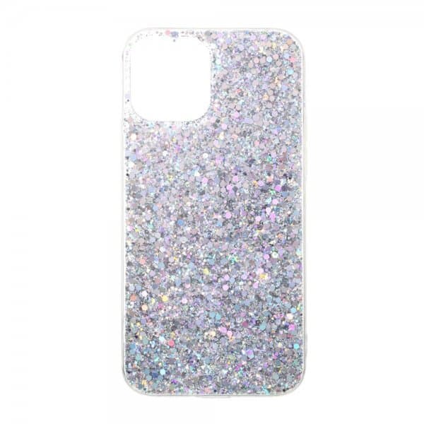 Nordic Covers iPhone 12/iPhone 12 Pro Deksel Sparkle Series Stardust Silver