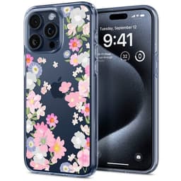 Spigen iPhone 15 Pro Kuori Liquid Crystal Blossom