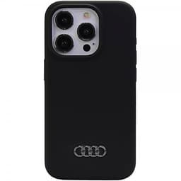 Audi iPhone 15 Pro Max Deksel Silikoni Svart