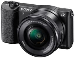 Sony Alpha A5100 Systemkamera + 16-50 mm (svart)