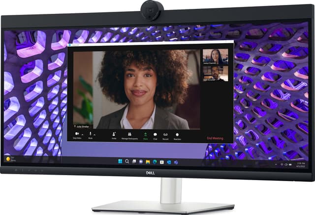Dell P3424WEB 34" böjd bildskärm för videokonferenser