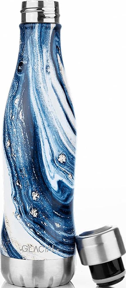 Glacial vandflaske GL2048500122 (indigo marble)