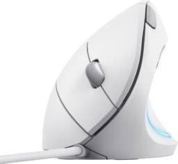 Trust Verto vertikal mus (vit)