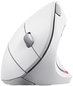 Trust Verto trådlös vertikal mus (vit)