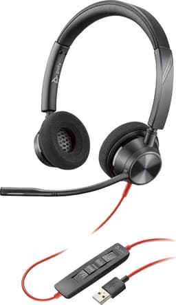 HP Poly Blackwire 3320 headset USB-A
