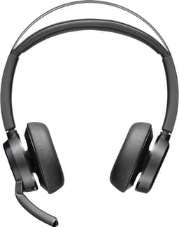 HP Poly Voyager Focus 2 headset USB-A med laddningsstativ