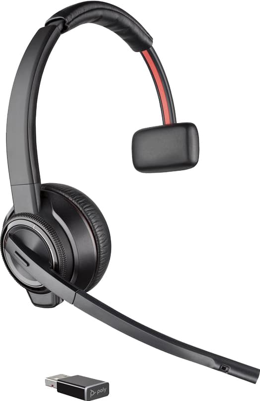 Poly Savi 8210-M headset med bas