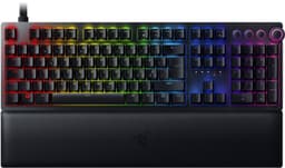 Razer Huntsman V2, optisk gaming-tastatur, RGB LED-lys, nordisk, sort, kablet