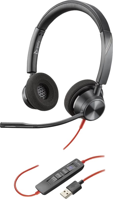 HP Poly Blackwire 3325 MS Teams kuulokemikrofoni USB-A