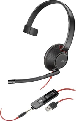 HP Poly Blackwire 5210 headset USB-A