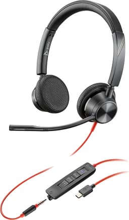 HP Poly Blackwire 3325 MS Teams headset USB-C