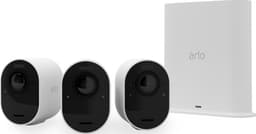 Arlo Ultra 2 4K trådlös säkerhetskamera (3-pack, vit)