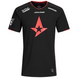 Astralis offisiell spillertrøye 2019 sort/rød (M)