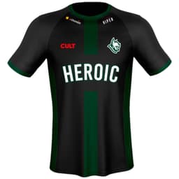 Heroic offisiell spillertrøye sort/grønn (XS)