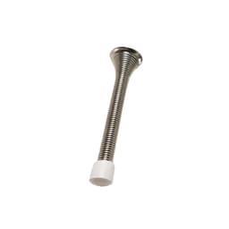 Fjederdørstopper vægbeskytter med gummikofangerspidser 12-pak Sølv 3 1/4 inch / 8 cm