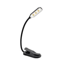 INF LED-klämspot klämlampa med 3 ljuslägen 360° vridbar Svart
