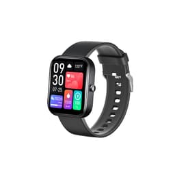 IP67 vedenpitävä 2"" HD-kosketusnäyttö Smart Watch -kuntokello Musta