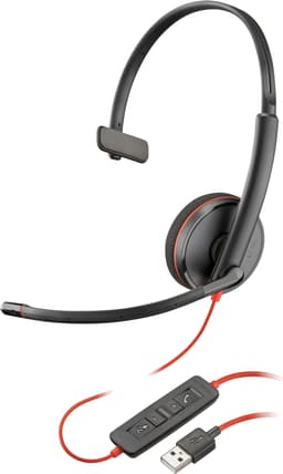 HP Poly Blackwire 3210 kuulokemikrofoni USB-A