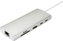 Sandstrøm 9-i-1 USB-C hub