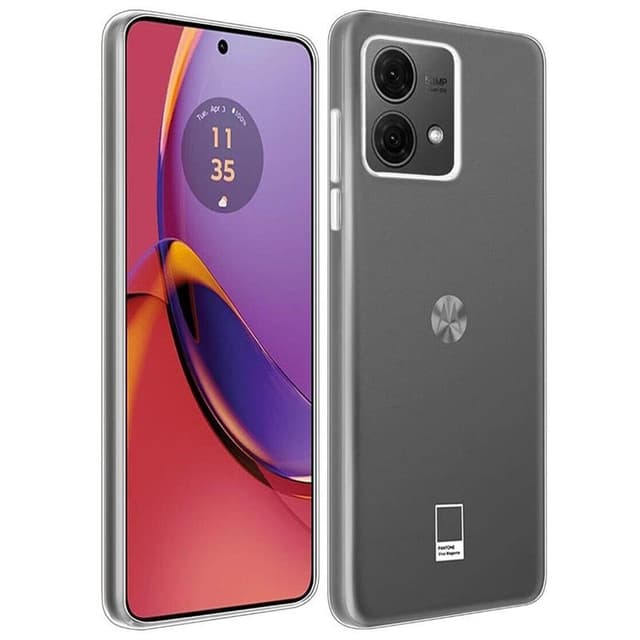Silikonikotelo läpinäkyvä Motorola Moto G84