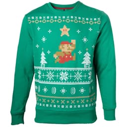 Nintendo: Jumping Mario Julesweater (XXL)
