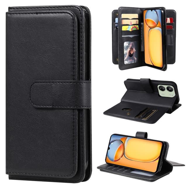 SKALO Xiaomi Redmi 13C 4G 10-RUM Flip Cover - Sort