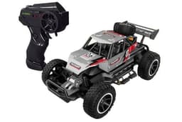 Radiostyrd bil Thunder 1:20 2.4 GHz med metalldetaljer och gummidäck, Svart/Silver