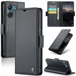 CaseMe Xiaomi Redmi 13C 4G Plånboksfodral - Svart
