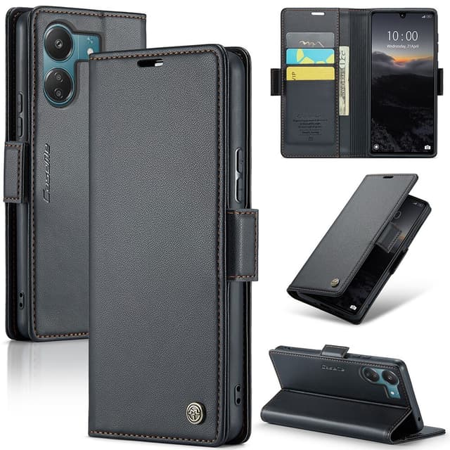 CaseMe Xiaomi Redmi 13C 4G Pungetui - Sort