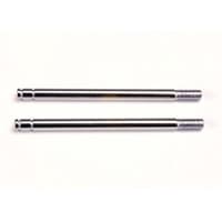 TRX-1664 Shock shafts, steel, chrome finish (long)