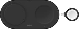 Belkin BoostCharge Pro 3in1 Magnetic Qi2 trådlös laddare (svart)
