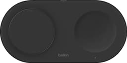 Belkin BoostCharge Pro 2in1 Magnetic Qi2 trådlös laddare (svart)
