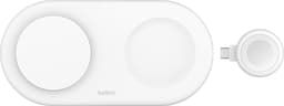 Belkin BoostCharge Pro 3i1 Magnetic Qi2 trådløs oplader (hvid)