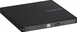 Sandstrøm Ultra Slim ekstern DVD/CD stasjon