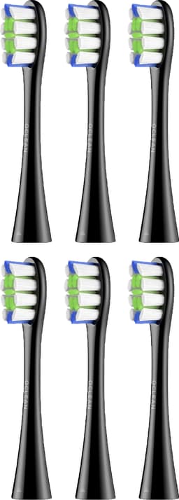 Oclean Professional Clean tannbørstehode 6-pakning 7682112 (sort)
