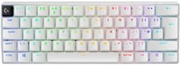 Logitech G Pro X 60 gamingtangentbord (vit)